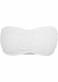 Urban Classics Ladies Laces Bandeau -JEANS DIRECT Verkäufe 32845 TB586 white front Kopie