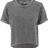Urban Classics Ladies Cropped Burnout Short Sleeve Crew -JEANS DIRECT Verkäufe 32862 TB1206 P1 00094