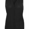 Urban Classics Ladies Sleeveless Chiffon Blouse -JEANS DIRECT Verkäufe 32869 TB912 P1 black Kopie