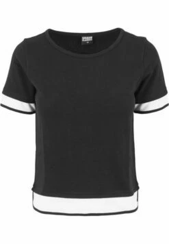 Urban Classics Ladies Terry Mesh Tee -JEANS DIRECT Verkäufe 32876 TB1197 P1 00050 black white Kopie 1 1