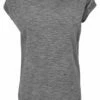 Urban Classics Ladies Long Back Shaped Spray Dye T-Shirt -JEANS DIRECT Verkäufe 32879 1