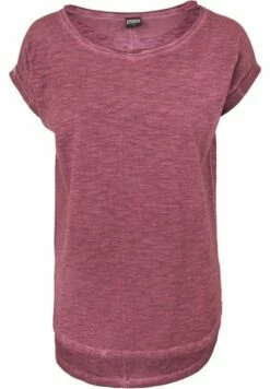Urban Classics Ladies Long Back Shaped Spray Dye T-Shirt -JEANS DIRECT Verkäufe 32879 TB1196 P1 00606 burgundy Kopie