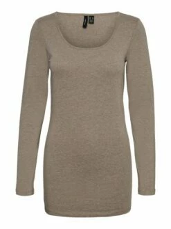 Vero Moda Damen T-Shirt VMMAXI MY LS SOFT LONG U-NECK -JEANS DIRECT Verkäufe 33062 33050 33068wal