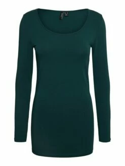 Vero Moda Damen T-Shirt VMMAXI MY LS SOFT LONG U-NECK -JEANS DIRECT Verkäufe 33062 33062seamoss