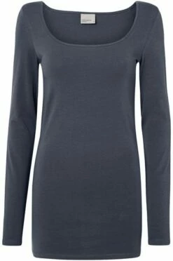 Vero Moda Damen T-Shirt VMMAXI MY LS SOFT LONG U-NECK -JEANS DIRECT Verkäufe 33062 Ombre