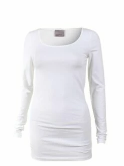 Vero Moda Damen T-Shirt VMMAXI MY LS SOFT LONG U-NECK -JEANS DIRECT Verkäufe 33062 VeroModa 10152908 SnowWhite