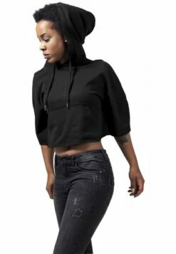 Urban Classics Damen Poncho Cropped Hooded -JEANS DIRECT Verkäufe 33656 TB1306 M1 00007 1