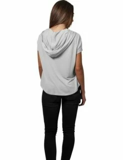 Urban Classics Damen Short Viscose Hoody -JEANS DIRECT Verkäufe 34861 TB1512 M2 00111