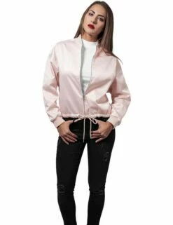 Urban Classics Damen Satin Kimono Blouson -JEANS DIRECT Verkäufe 34891 TB1549 M11 00760 1