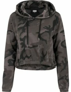 Urban Classics Damen Camo Cropped Hoody -JEANS DIRECT Verkäufe 34969 TB1636 P1 00784