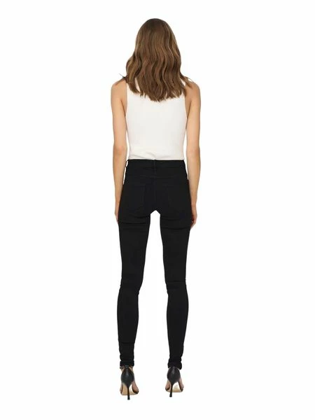 Only Damen Jeans OnlRAIN REG SKINNY JEANS CRY6060 - Skinny Fit - Schwarz - Blau 5 Only Damen Jeans OnlRAIN REG SKINNY JEANS CRY6060 - Skinny Fit - Schwarz - Blau – Bild 3