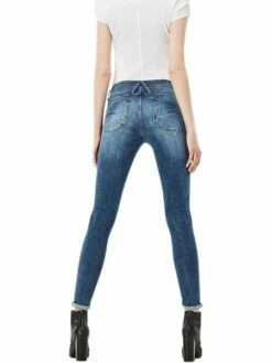 G-Star Raw G-Star Damen Jeans Lynn Mid Waist - Super Skinny - Blau - Medium Aged -JEANS DIRECT Verkäufe 35415 GStar D06333 9136 071 2 1