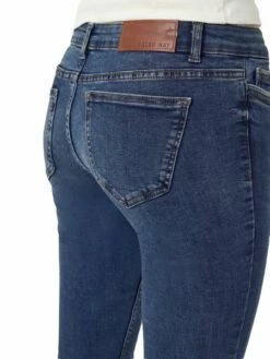 Noisy May Damen Jeans NMEVE LW POCKET PIPING JEANS VI878 - Super Slim Fit - Blau - Dark Blue -JEANS DIRECT Verkäufe 35656 nm 2649921 creative 1