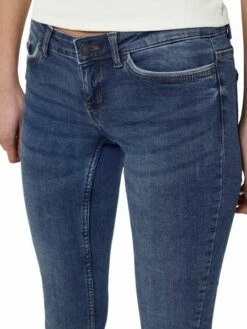 Noisy May Damen Jeans NMEVE LW POCKET PIPING JEANS VI878 - Super Slim Fit - Blau - Dark Blue -JEANS DIRECT Verkäufe 35656 nm 2649921 detail 1