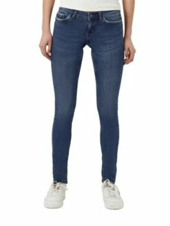 Noisy May Damen Jeans NMEVE LW POCKET PIPING JEANS VI878 - Super Slim Fit - Blau - Dark Blue -JEANS DIRECT Verkäufe 35656 nm 2649921 front1 1