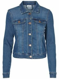 Noisy May Damen Jeansjacke NMDEBRA L/S DENIM JACKET