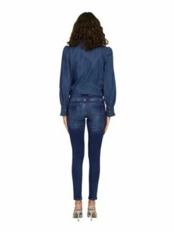 Only Damen Jeans OnlSHAPE REG SK DNM JEANS REA4488 - Skinny Fit - Blau - Dark Blue 20 Only Damen Jeans OnlSHAPE REG SK DNM JEANS REA4488 - Skinny Fit - Blau - Dark Blue -JEANS DIRECT Verkäufe 37768 on 2821088 back1