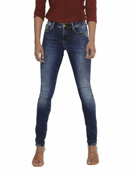 Only Damen Jeans OnlSHAPE REG SK DNM JEANS REA4488 - Skinny Fit - Blau - Dark Blue 3 Only Damen Jeans OnlSHAPE REG SK DNM JEANS REA4488 - Skinny Fit - Blau - Dark Blue