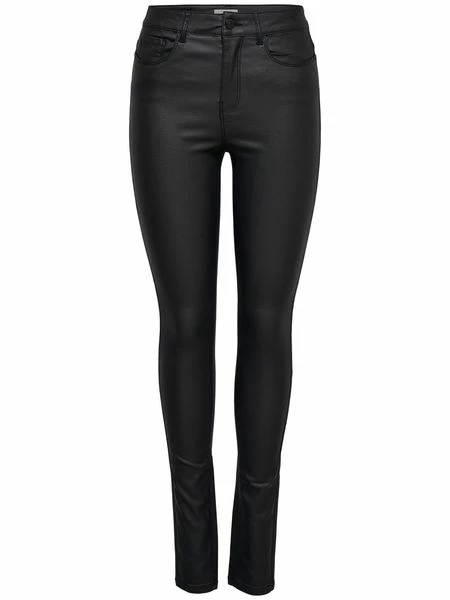 Only Damen Jeans OnlANNE K MID WAIST COATED JEANS - Skinny Fit - Schwarz - Black 15 Only Damen Jeans OnlANNE K MID WAIST COATED JEANS - Skinny Fit - Schwarz - Black – Bild 13