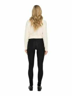Only Damen Jeans OnlANNE K MID WAIST COATED JEANS - Skinny Fit - Schwarz - Black 18 Only Damen Jeans OnlANNE K MID WAIST COATED JEANS - Skinny Fit - Schwarz - Black -JEANS DIRECT Verkäufe 38056 on 2883914 back1