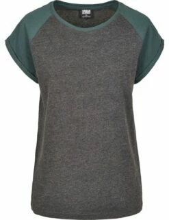 Urban Classics Damen T-Shirt Contrast Raglan -JEANS DIRECT Verkäufe 38533 TB1913 P1 02251 1