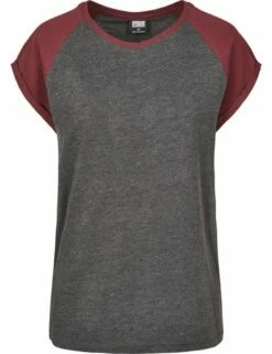 Urban Classics Damen T-Shirt Contrast Raglan -JEANS DIRECT Verkäufe 38533 TB1913 P1 02252