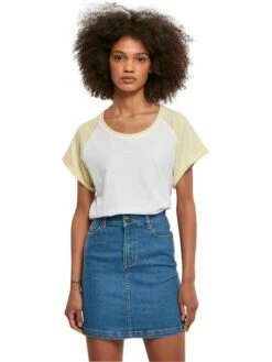 Urban Classics Damen T-Shirt Contrast Raglan -JEANS DIRECT Verkäufe 38533 URBAN CLASSI 00314 TB1913 03670 0037