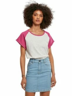 Urban Classics Damen T-Shirt Contrast Raglan -JEANS DIRECT Verkäufe 38533 URBAN CLASSI 00316 TB1913 03686 0058