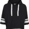 Urban Classics Damen Kapuzensweater Taped Short Sleeve Hoody -JEANS DIRECT Verkäufe 38553 TB1978 P1 00826