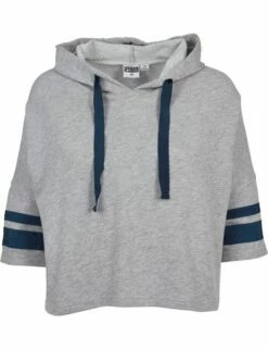 Urban Classics Damen Kapuzensweater Taped Short Sleeve Hoody -JEANS DIRECT Verkäufe 38553 TB1978 P1 01199 1