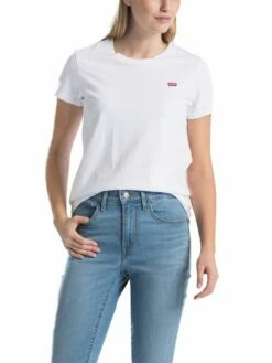 Levis Damen T-Shirt Perfect Tee -JEANS DIRECT Verkäufe 38839 Levis 39185 0006 1