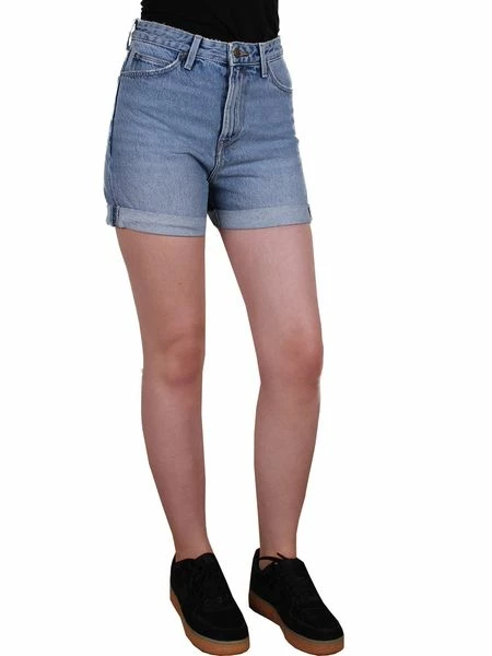 Lee Damen Jeans Short Mom - Relaxed Fit - Blau - Salina 5 Lee Damen Jeans Short Mom - Relaxed Fit - Blau - Salina – Bild 3