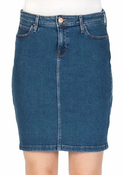Lee Damen Jeansrock Pencil - Blau - Jackson Worn 3 Lee Damen Jeansrock Pencil - Blau - Jackson Worn