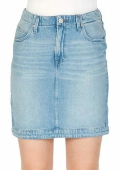 Lee Damen Jeansrock Mom Skirt - Blau - Buzz Hype
