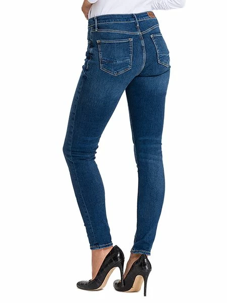 Cross Jeans Damen Jeans Alan - Skinny Fit - Blau - Dark Blue 6 Cross Jeans Damen Jeans Alan - Skinny Fit - Blau - Dark Blue – Bild 4