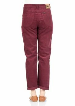 Lee Damen Jeans Mom - Straight Relaxed Fit - Rot - Burgundy 9 Lee Damen Jeans Mom - Straight Relaxed Fit - Rot - Burgundy -JEANS DIRECT Verkäufe 39966 LEE L31DFA10 hi 1