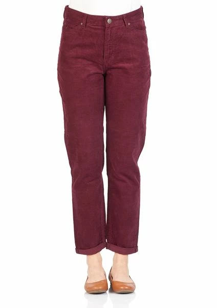 Lee Damen Jeans Mom - Straight Relaxed Fit - Rot - Burgundy 5 Lee Damen Jeans Mom - Straight Relaxed Fit - Rot - Burgundy – Bild 3