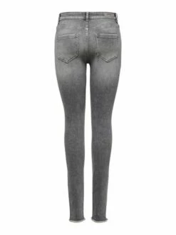 Only Damen Jeans ONLBLUSH MID SK ANK RAW JNS REA0918 - Skinny Fit - Grau - Grey Denim 27 Only Damen Jeans ONLBLUSH MID SK ANK RAW JNS REA0918 - Skinny Fit - Grau - Grey Denim -JEANS DIRECT Verkäufe 40121 on 3192367 back