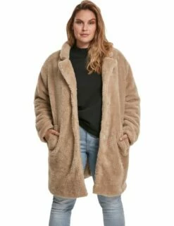 Urban Classics Damen Oversized Sherpa Coat -JEANS DIRECT Verkäufe 41306 TB3058 M11 00208 U 1