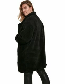 Urban Classics Damen Oversized Sherpa Coat -JEANS DIRECT Verkäufe 41306 TB3058 M2 00007 U