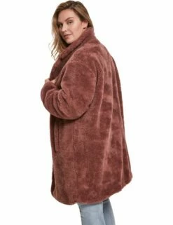 Urban Classics Damen Oversized Sherpa Coat -JEANS DIRECT Verkäufe 41306 TB3058 M2 01472 U