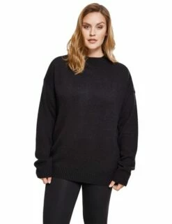 Urban Classics Ladies Oversize Turtleneck Sweater