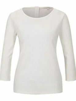 Tom Tailor Denim Damen 3/4 Arm Basic Shirt