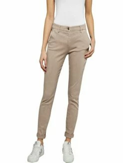 Replay Damen Chino Hose Lysa - Hyperflex Stretch - Slim Fit - Beige -Rosa