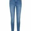 Vero Moda Damen Jeans VMTANYA MR S PIPING VI349 - Skinny Fit - Blau - Medium Blue 1 Vero Moda Damen Jeans VMTANYA MR S PIPING VI349 - Skinny Fit - Blau - Medium Blue -JEANS DIRECT Verkäufe 41487 vm 10222531 front