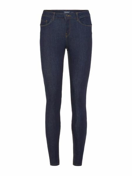 Vero Moda Damen Jeans VMSEVEN NW S SHAPE UP JEANS VI500 - Skinny Fit - Blau - Dark Blue Denim 15 Vero Moda Damen Jeans VMSEVEN NW S SHAPE UP JEANS VI500 - Skinny Fit - Blau - Dark Blue Denim – Bild 13