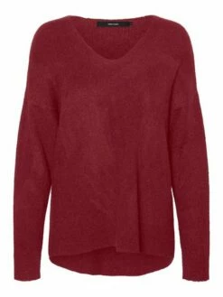 Vero Moda Damen Strickpullover VMCREWLEFILE LS V-NECK -JEANS DIRECT Verkäufe 41576 10233357cab