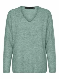 Vero Moda Damen Strickpullover VMCREWLEFILE LS V-NECK -JEANS DIRECT Verkäufe 41576 10233357jad