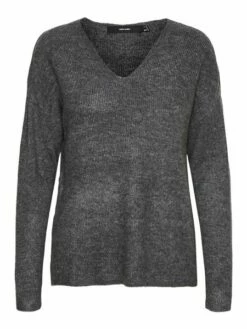 Vero Moda Damen Strickpullover VMCREWLEFILE LS V-NECK -JEANS DIRECT Verkäufe 41576 10233357mgm