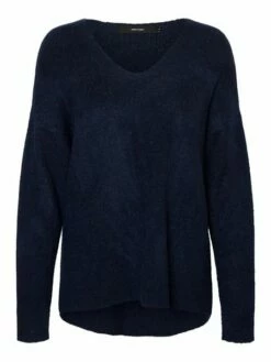 Vero Moda Damen Strickpullover VMCREWLEFILE LS V-NECK -JEANS DIRECT Verkäufe 41576 10233357nb